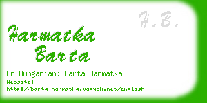 harmatka barta business card